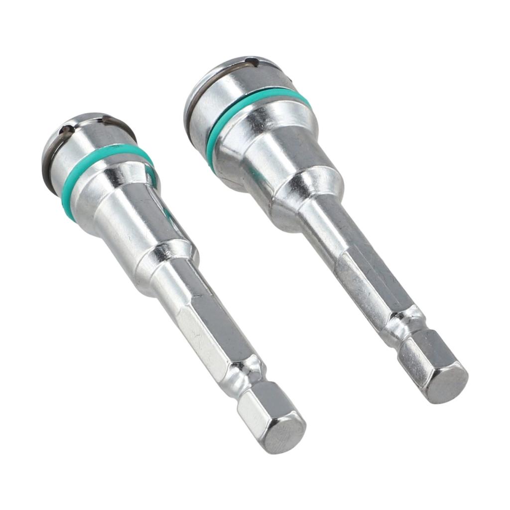 Steel Socket Reducer Sleeve 8mm 10mm for 1/4in Pneumatic Screwdrivers