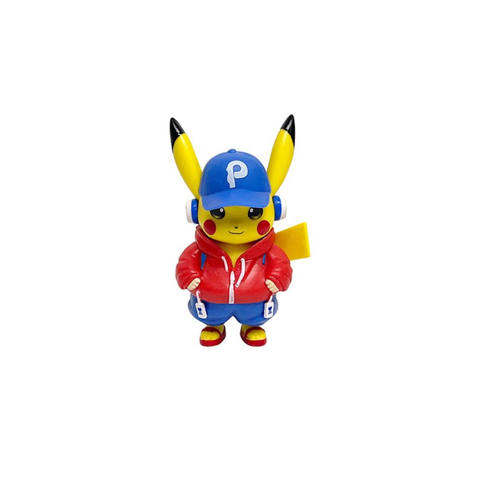 New Pocket Monsters Cartoon Movie Anime Character Pikachu Gengar Mewtwo Gurado Action Model Toy Blind Box Random Trendy Mystery Surprise Collectible