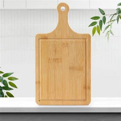 Pizzablech mit Bambusgriff (Quadrat) (33x18cm)