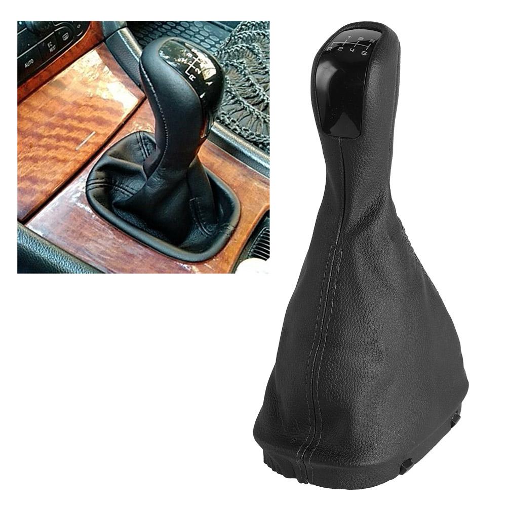 6 Speed Gear Shift Knob Gaiter Boot Cover for Mercedes Benz C Class W203 S203