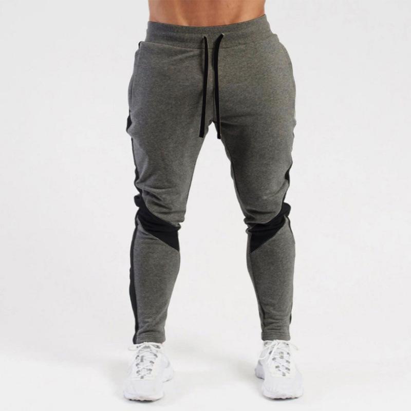 Men's Slim Fit Sports Jacket and Pants Set - European & American Style Running, Fitness, Casual Long Drawstring Tight Training Pants.