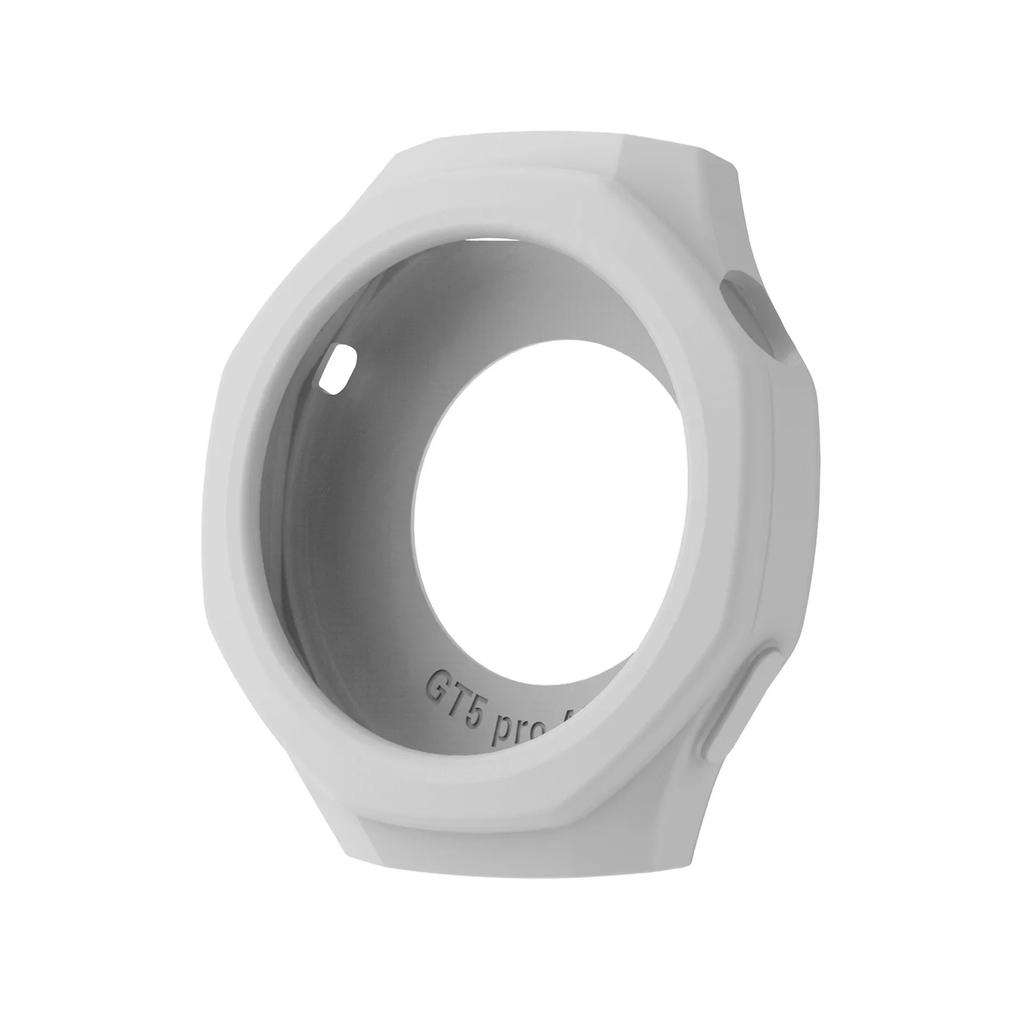 Silicone Protective Case Shell for Huawei Watch GT5 Pro 46MM Watchband Sport Bracelet Protective Cover for GT 5 Pro Watch Band
