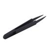 Multifunction 24 Pcs Black Plastic Electronic Pointy Tip Anti-Static Tweezers