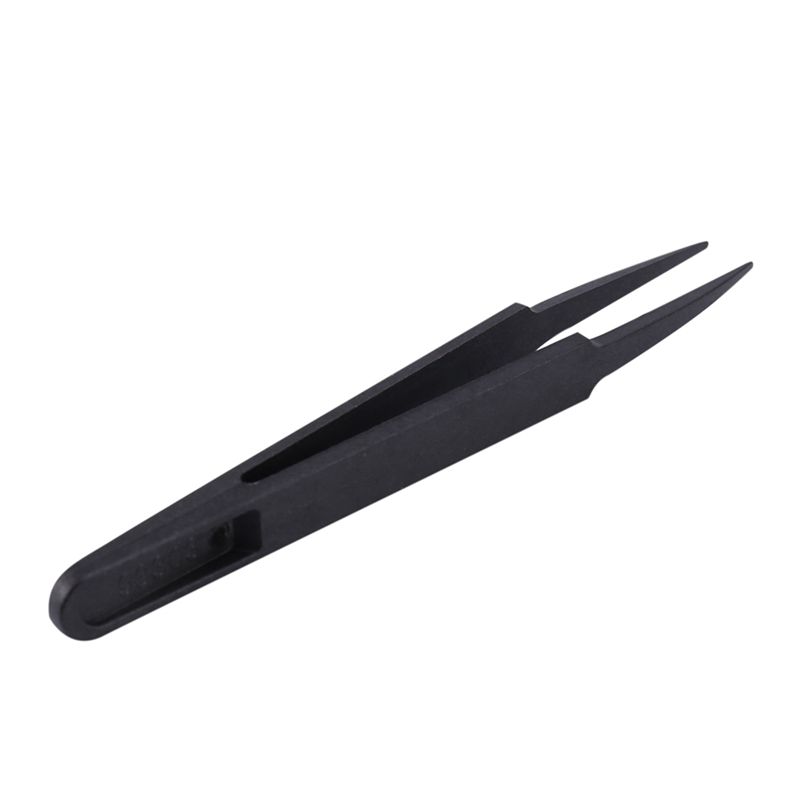 Multifunction 24 Pcs Black Plastic Electronic Pointy Tip Anti-Static Tweezers