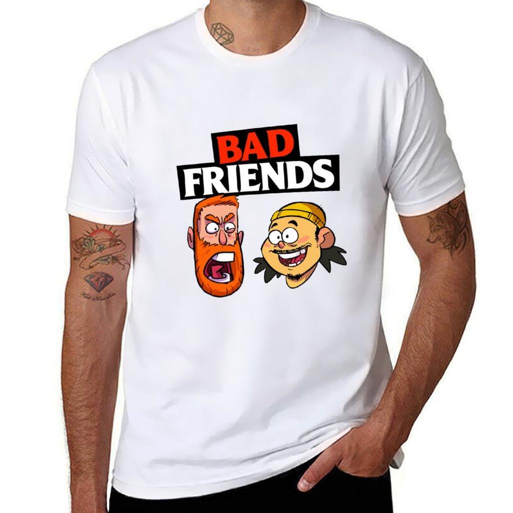 Bad Friends Merch TShirt Casual Breathable Short Sleeve Top