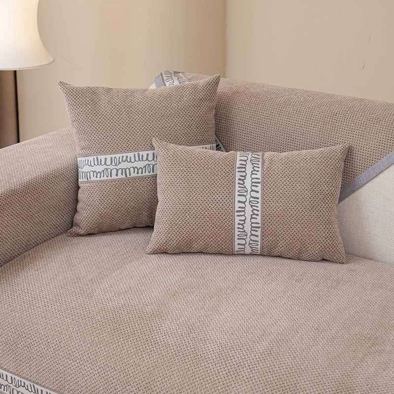 Sofakissen Neu Vier Jahreszeiten Universal Gerade Reihe Einteiliger Sofabezug Sitzkissen Fixierter Bezug Stoff Fortgeschrittener Sinn