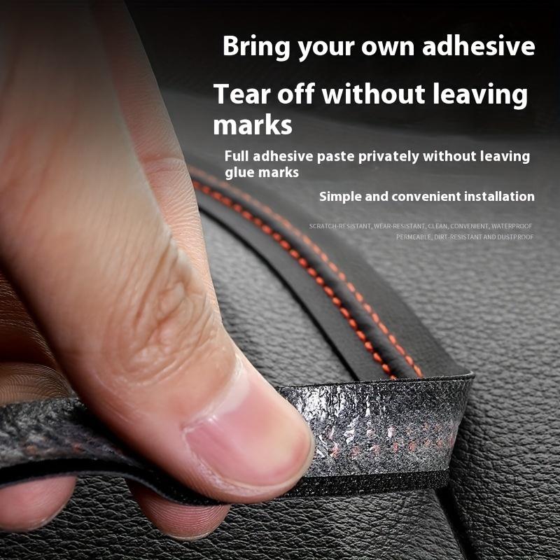 Striscia Decorativa per Fessure Interni Auto da 3 Metri per Sigillare Bordi e Riempire Spazi nella Carrozzeria del Veicolo, Inclusi Console Centrale e Rivestimenti Porte.