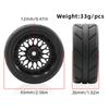 4 Pcs 65mm RC Rally Racing Tires Drift Tires FW06 Tamiya TT01 TT02 XV01 1/10 RC Racing Upgrade Parts Wheel Hub Tires