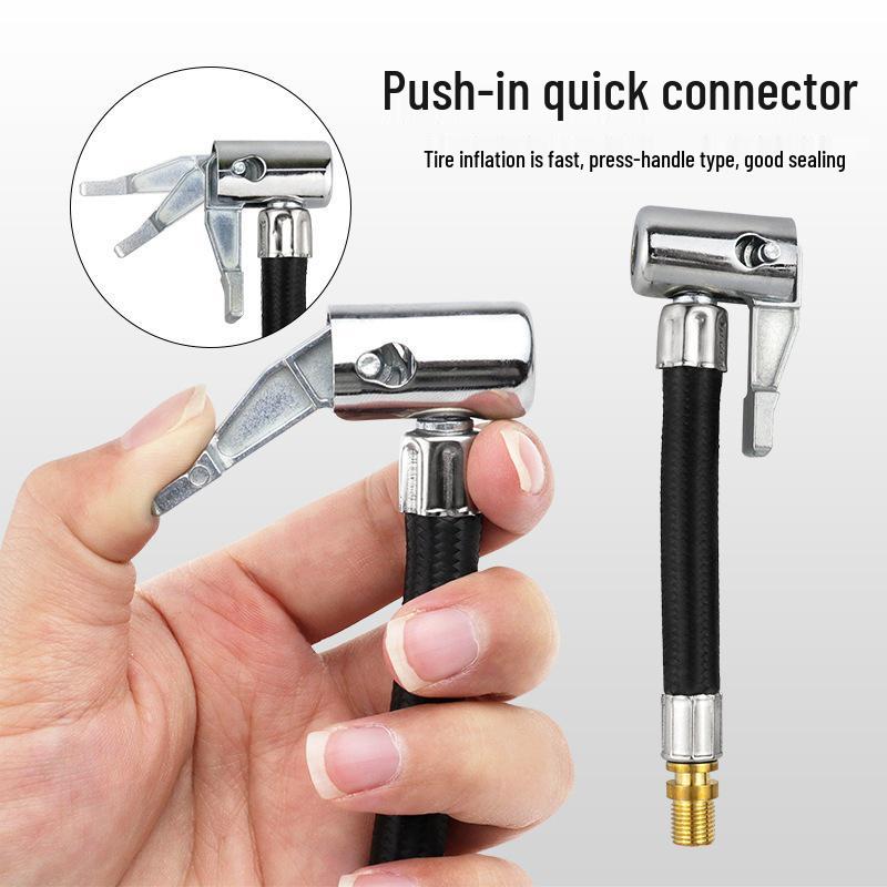 Quick-Inflate Car Tire Hose Adapter