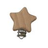 Natural Beech Wood Baby Pacifier Clips Dummy Clips DIY Pacifier Chain Accessory