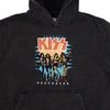 Kiss Unisex Adult Destroyer 3D Logo Stone Wash Pull Over Hoodie