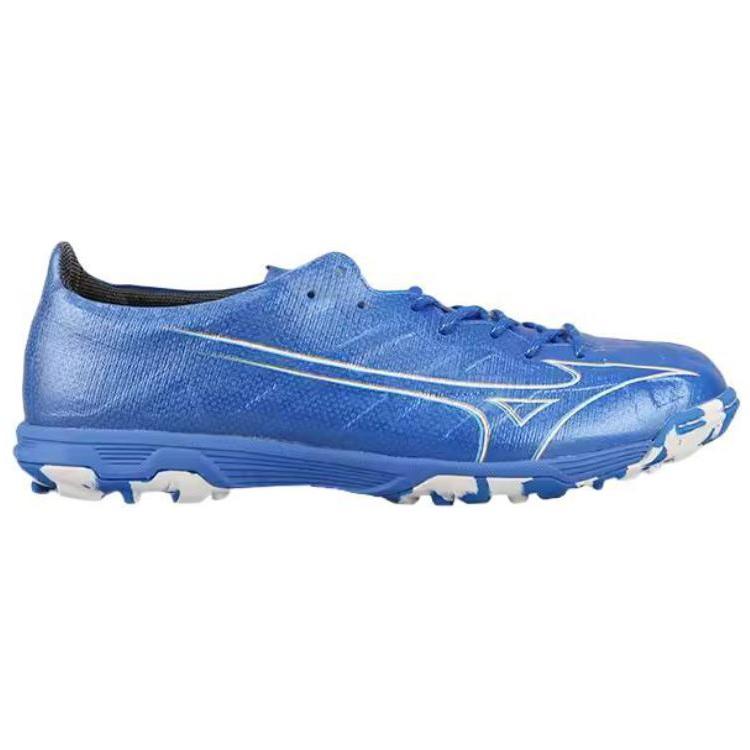 Mizuno Alpha Comfortable Sports TF (Rubber Studs) Artificial Turf Breathable Football Shoes Men Football Shoes Blue P1GD246227