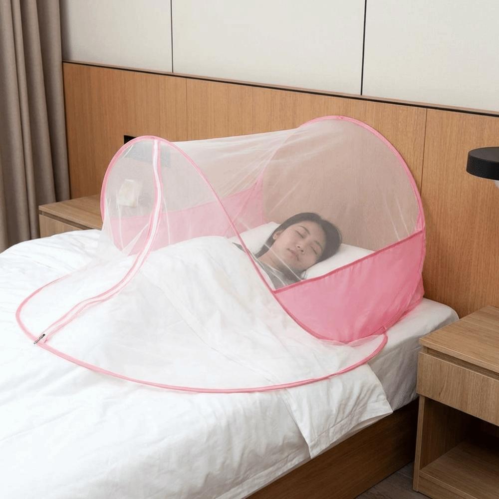 Single Foldable Mosquito Net Breathable Mosquito Bar Frame Convenient Travel Mosquito Net Hotel