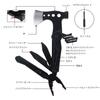 Multitool Multifunktionale Axt 16-in-1 Multitool Überlebensausrüstung Axt Hammer Zange Säge Schraubendreher Flaschenöffner mit Pfeife mit tragbarer Scheide