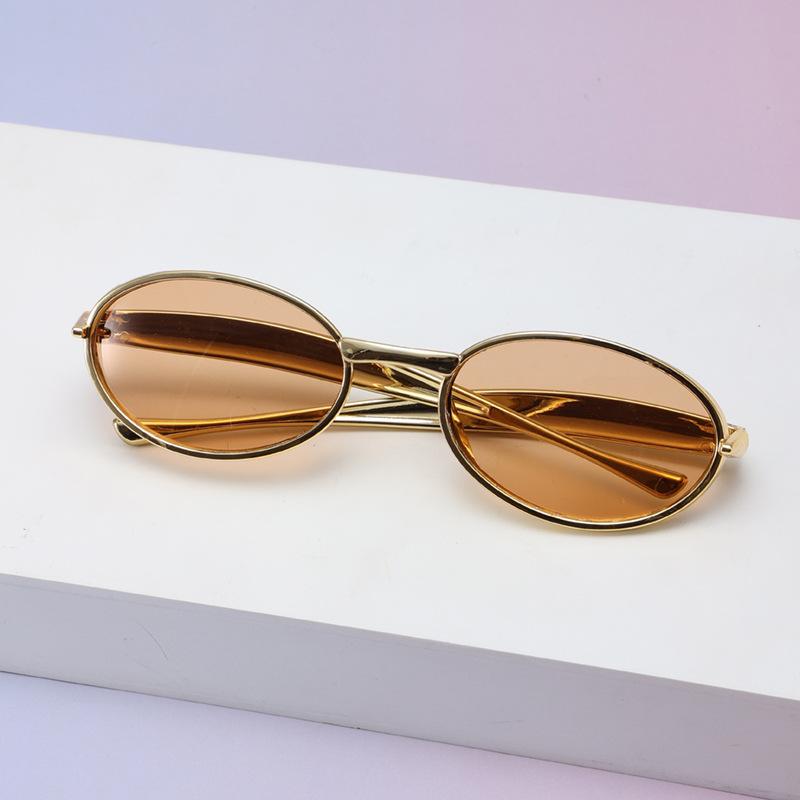 New sardines, glasses legs, sunglasses, European and American high-end fashion polarized glasses, oval sunglasses