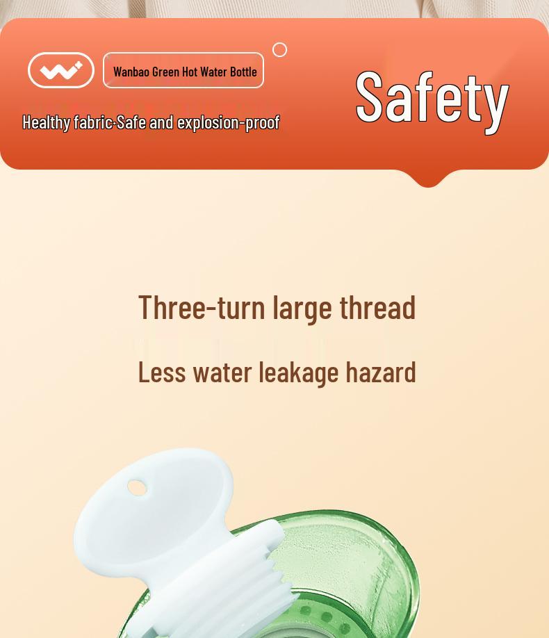 Cervical Neck and Shoulder U-Shaped Hot Water Bag – Thickened, Explosion-Proof Design for Warm Compress Therapy.