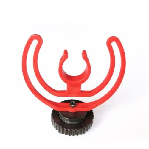 Microphone Shock Mount with Camera Cold Shock Shock Mount, Replaces RODE VideoMicro, MM1, VXR10, MCM-1, and M80 Mini Cardioid Shotgun Microphones
