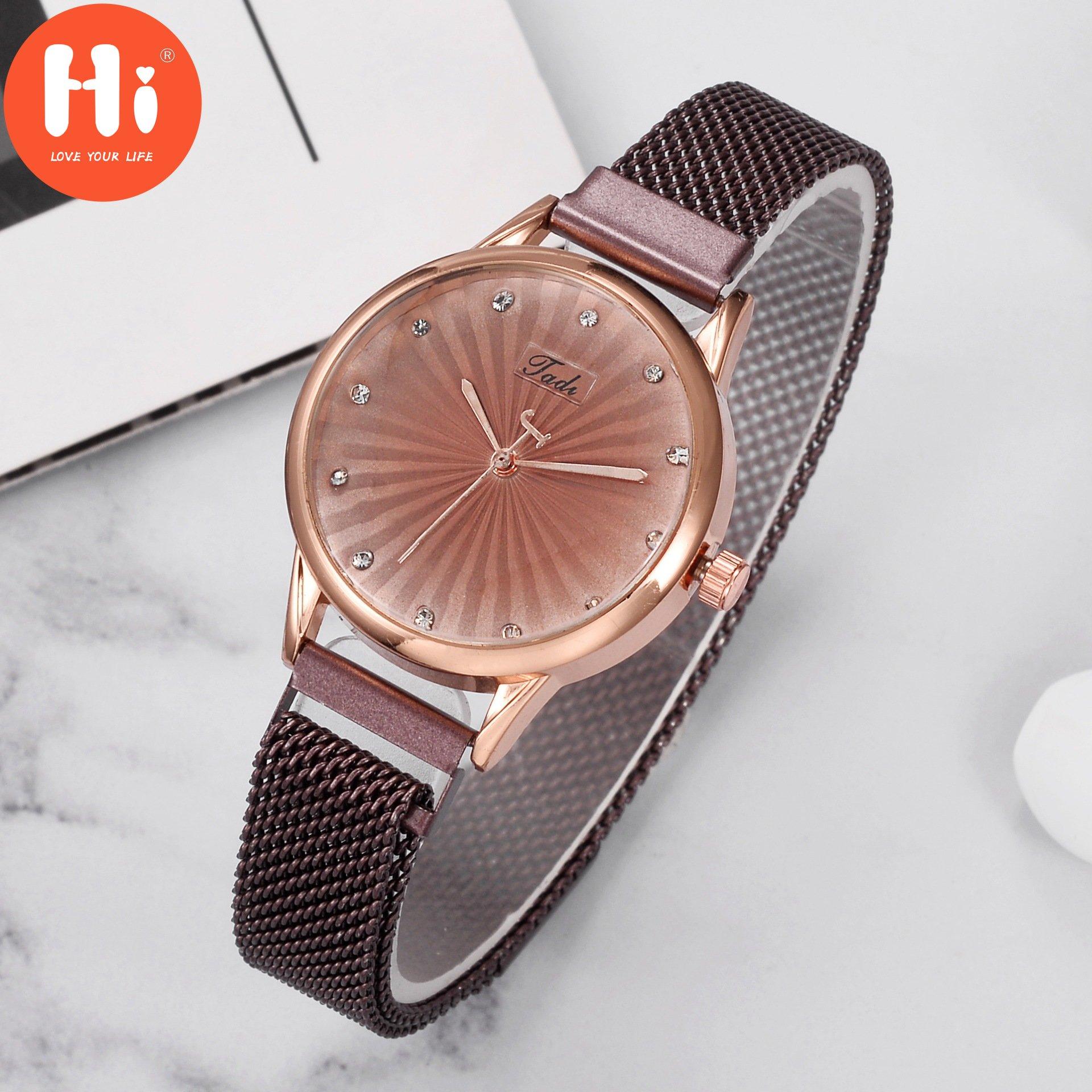 

Привет модные часы Роскошные женские кварцевые часы Водонепроницаемые женские часы Женские наручные часы