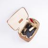 Handmade Cowhide Makeup & Toiletry Bag - Large Capacity, Portable Lipstick Storage
