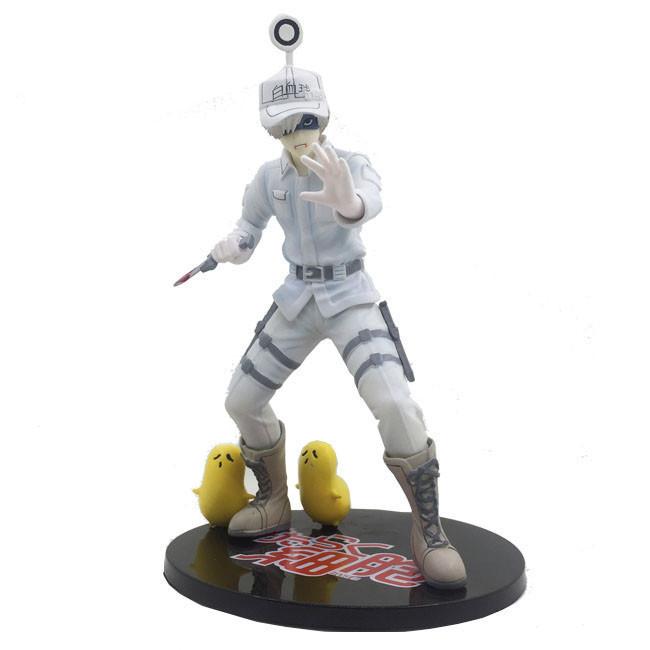 

Japan Anime Hataraku Saibou Cells at Work White Blood Cell Action Figures Toys 21cm no box