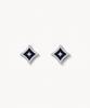 Lola Rose Starry Blue Sandstone Pendant Women'S Fashion Silver Earrings