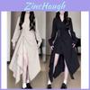 Plus Size Korean Style Knit Dress With Dyeing Effects For Winter Casual Wear