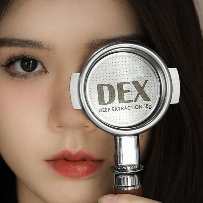 Metall-Kaffeefilterkorb, Handfilter, Brühwerkzeug, Kaffeepulverbehälter, Filterkorb, geeignet für 58-mm-Siebträger