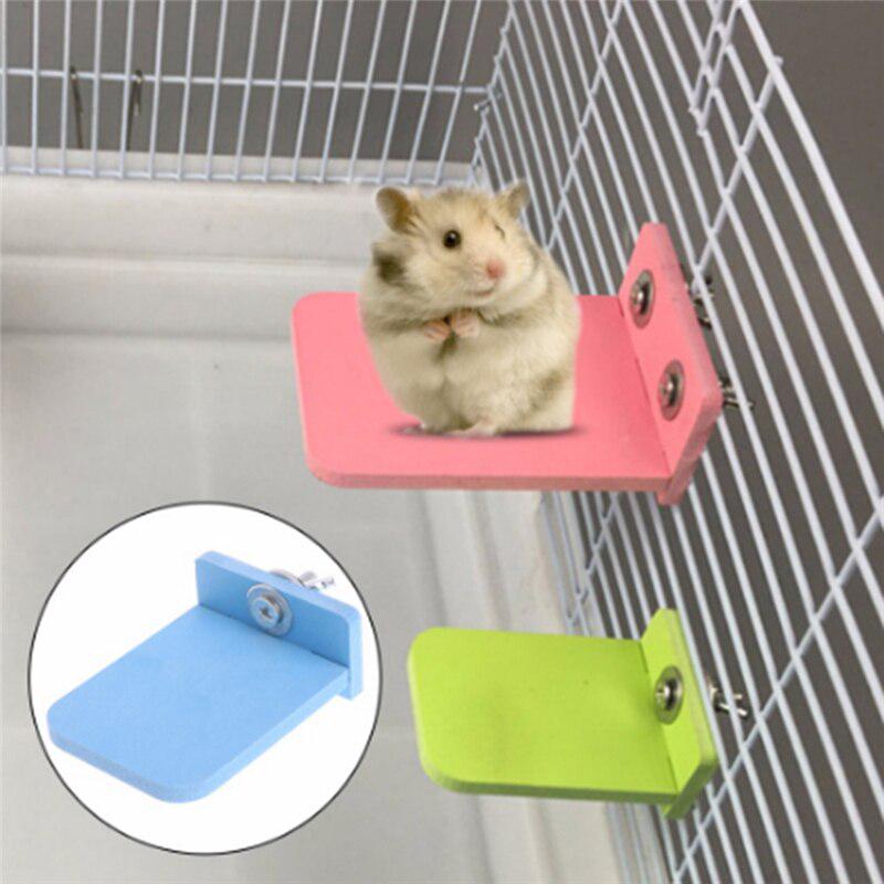 Curated visual reference: Lovely Hamster Perches Platform Springboard Rat Stand Rack Cage Chew Photo Inspiration