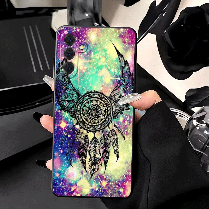 Soft Phone Case For Samsung A17 A37 A57 A16 A36 A56 A15 A35 A55 Mandala Dreamcatcher A14 A34 A54 A13 A33 A53 A27 A26 A25 A24 A23
