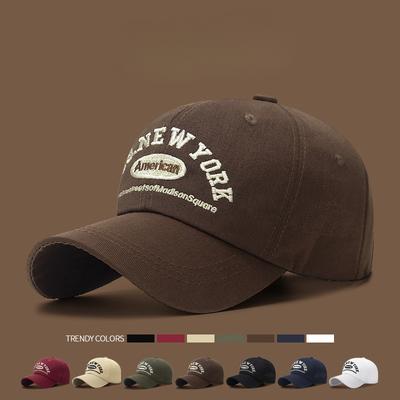 Fashionable Baseball Hats for Men Soft-top Baseball Hats for Spring and Autumn Trendy Outdoor Casual Sun Hats for Summer