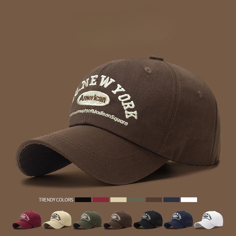 Fashionable Baseball Hats for Men Soft-top Baseball Hats for Spring and Autumn Trendy Outdoor Casual Sun Hats for Summer