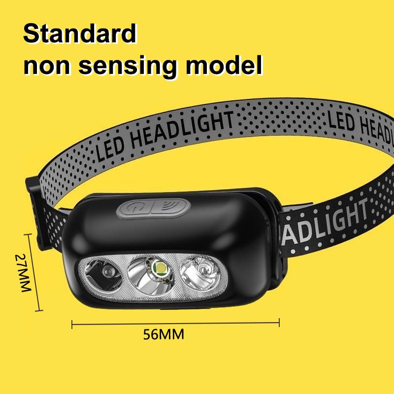

Ultra-Bright Sensor Headlamp Rechargeable Ultra-Lightweight Portable Waterproof Headlamp Night Fishing