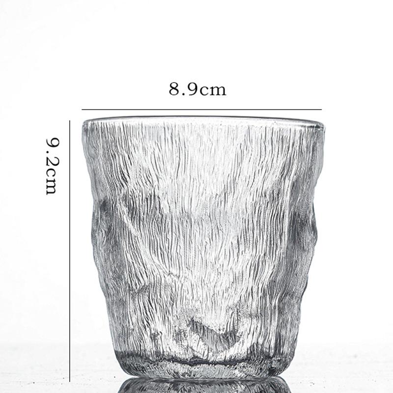 

Бокалы для вина 400мл/300мл, чашка для напитков большой вместимости, прозрачный узор коры, пивной бокал, бытовая чайная чашка, посуда для напитков, стаканы для сока