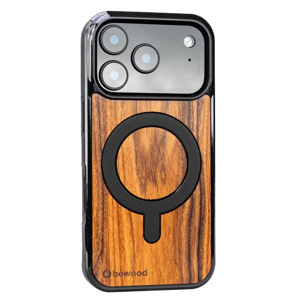 Bewood Rosewood Santos iPhone 17 Pro Case with MagSafe