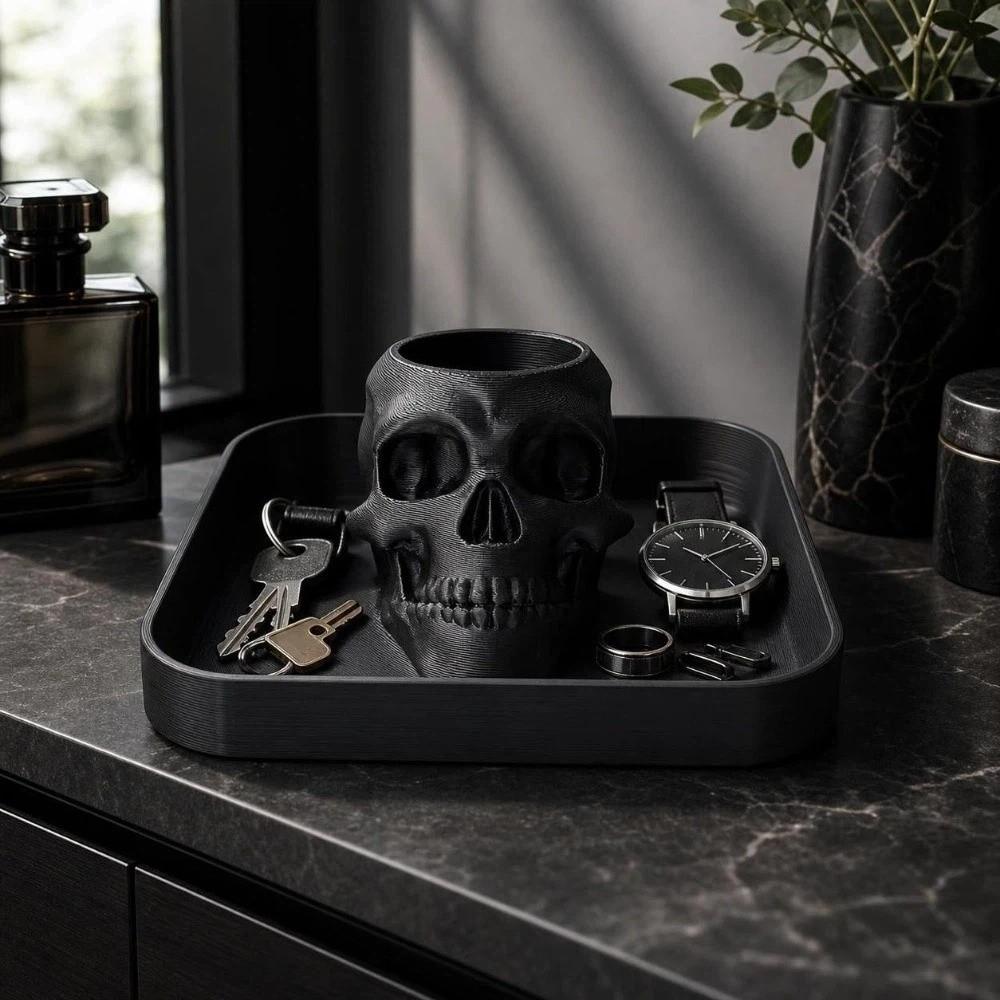 Halloween Schmuckorganizer Handförmiger Schlüsselhalter Schmuckaufbewahrungsschale Schreibtischaufbewahrung