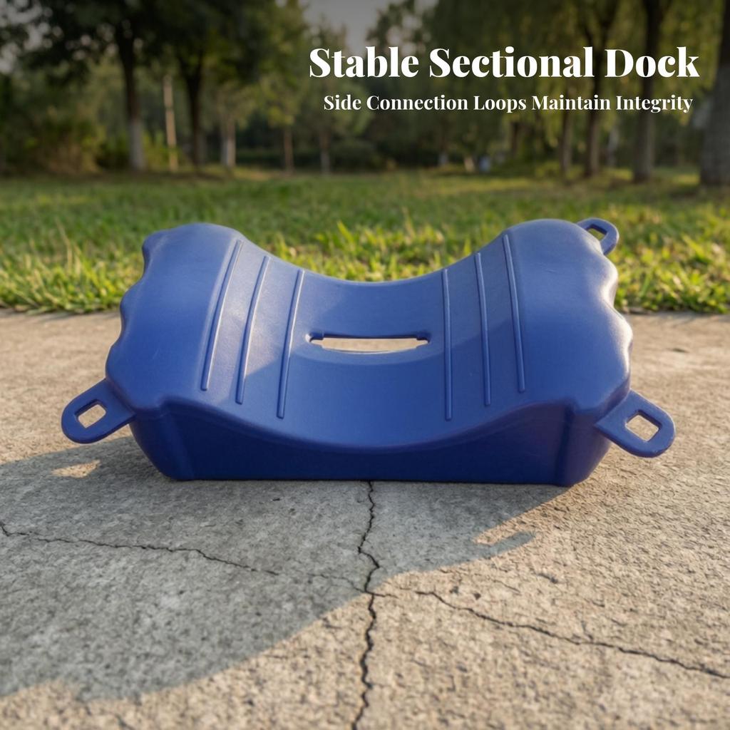 Customizable Floating Dock Module with Handle Modular Personal Watercraft