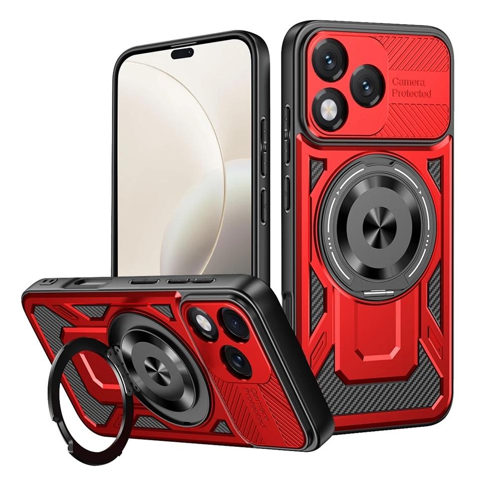 Magnetic Ring Camera Lens Armor Case For Honor 400 Lite Honor400 Pro 5G For Magsafe Wireless Charge Cover For Honor 400 Pro Case