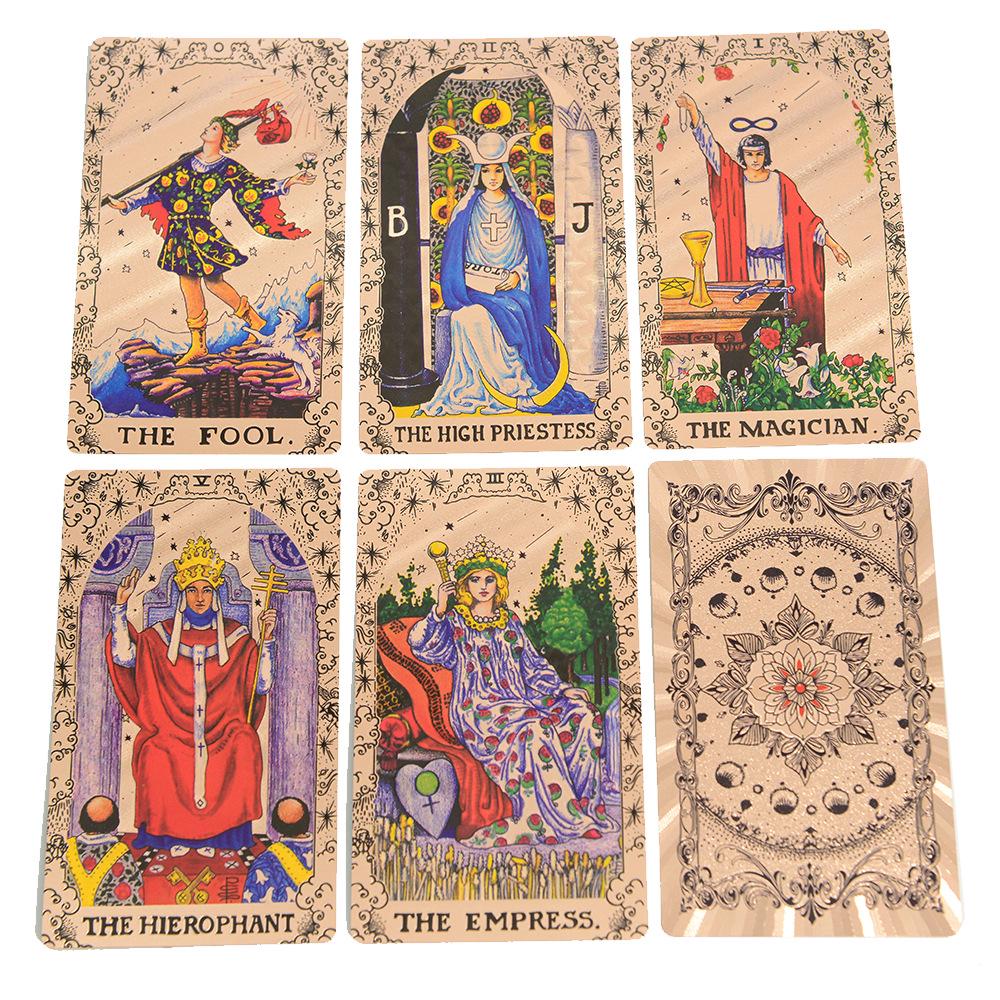 78 Roze Goud Tarotkaarten - Waterdicht Rider-Waite Deck