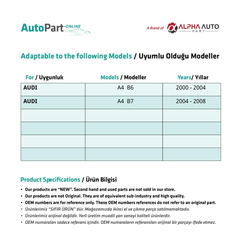 Rear Window Jack Clip for  A4 - Right-Left