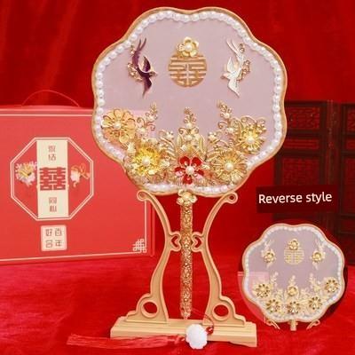 Highly Aesthetic Chinese-Style Bridal Wedding Fan