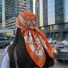 New Silk Shawl Satin Square Scarf For Women Paisley Neckerchief Female New Headband Hair Bands Print Foulard Hijab Wraps Bandana