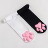 Cat Paw Pad Sock Pink Cute Lolita Thigh High Socks For Girls Kids Women Cosplay 3D Kitten Claw Stockings