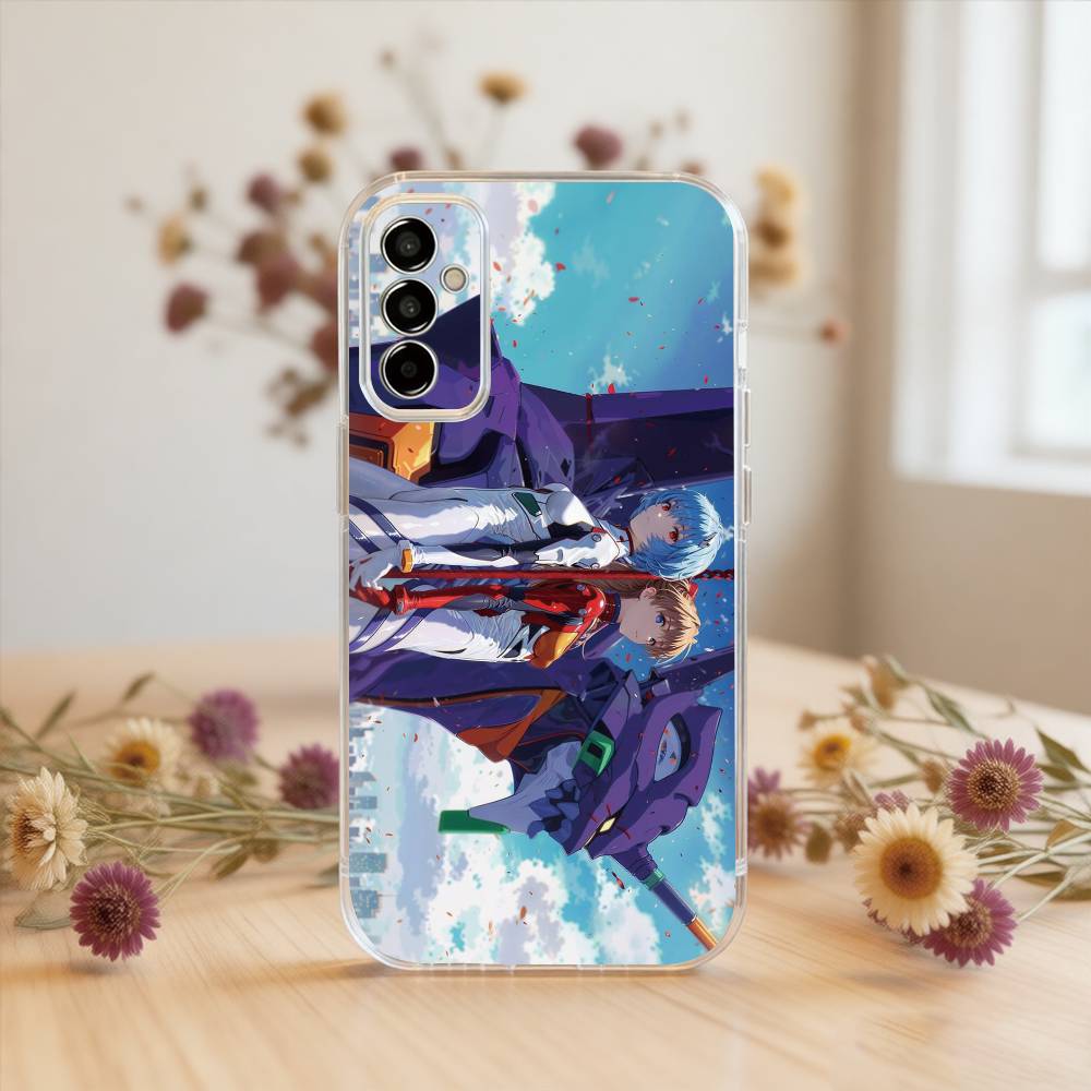 

Neon Genesis Evangelion Phone Case Transparent Silicone Soft For SamsungA10,12,20,21S,30,31,40,50,51,52,70,71 Samsung a10