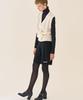 GRIDAJ Minimal Merino Wool Bermuda Knit Pants _ Black