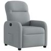 VidaXL Fauteuil inclinable Gris clair Tissu 4015522