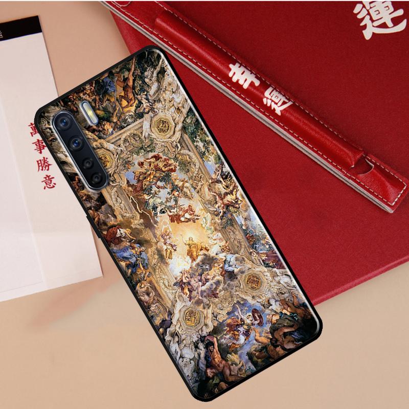 Renaissance Art Painting Case For Oppo A94 A18 A74 A57 A17 A77 A38 A58 A78 A98 A54 A80 A60 A40 A96 A76 A16 A15 A5 Pro