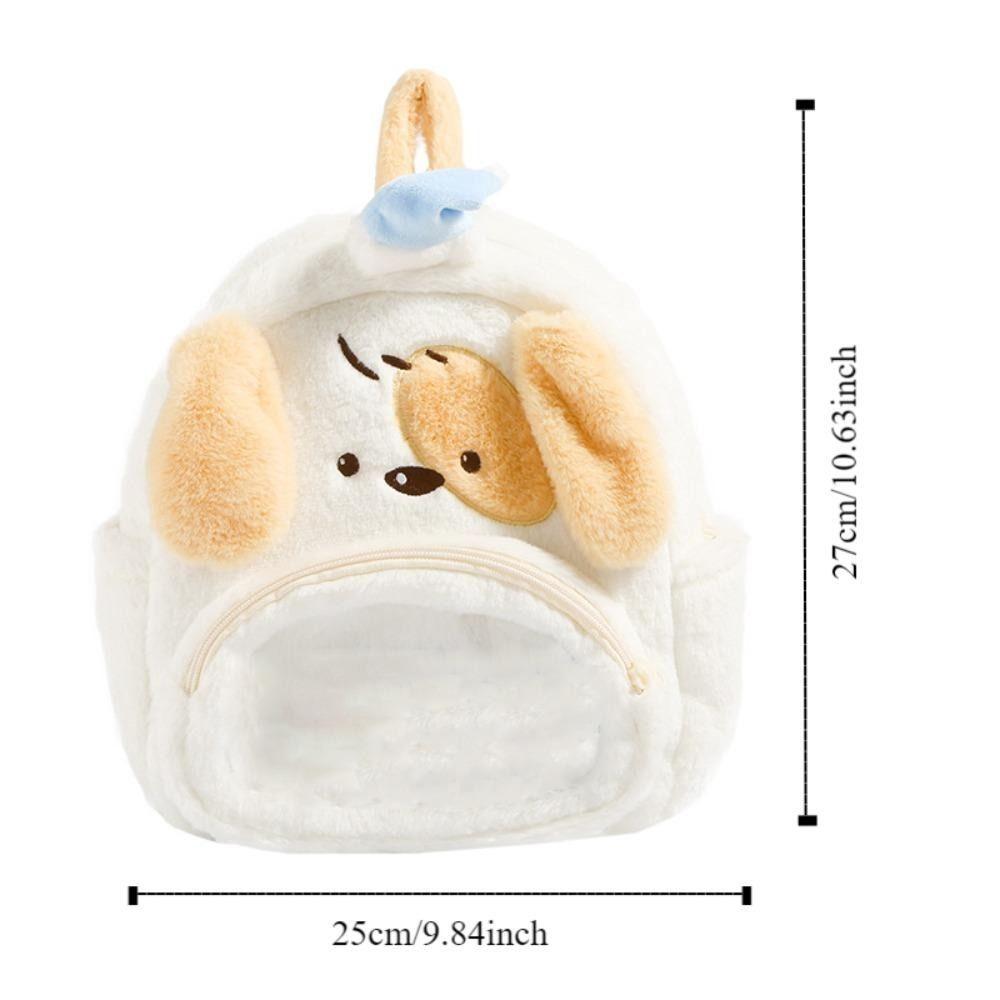 Stuffed Bear Storage Bag Large Capacity Bear Plush Bag Sleep Dog Plush Backpack Kids Birthday Gift