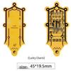 Pure Gold 999 Princess Prosperity Mobile Phone Sticker - Good Luck & Wealth New Year Gift