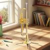 5 Legs Foldable Trumpet Stand Waterproof Metal Clarinet Stand Portable Placement Rack Woodwind Musical Instrument Accessories
