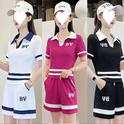 Fashionable and Versatile Sports Suit for Women, Korean Version, Age-reducing Running Suit, Loose Slimming Two-piece Set